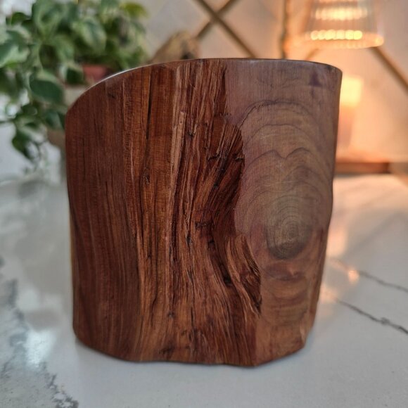 Handcrafted Wooden trinket Jewelry Box With Two Drawers organizer stash box - Picture 7 of 11